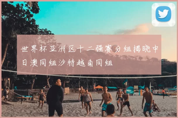 世界杯亚洲区十二强赛分组揭晓中日澳同组沙特越南同组